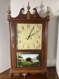 2D/ Stunning Henri E Hirschel Boston MA 1973 Table/Mantel Pendulum Clock