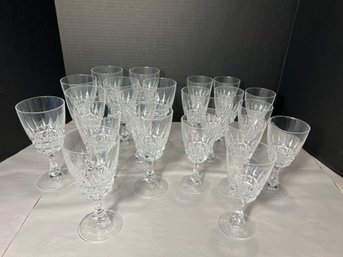 K/ Crystal Medium & Small Wine Glasses