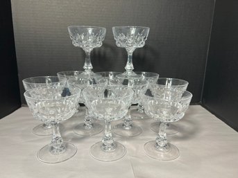 K/ 12pcs - Crystal Dessert Cup/low Champagne Coupe