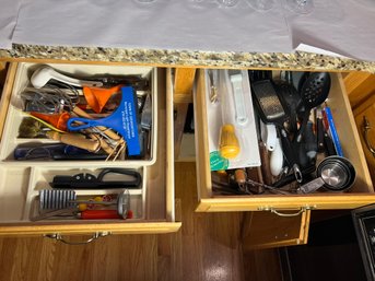 K/ 2 Drawers Full Of Assorted Kitchen Gadgets/Tools: Dansk Etc