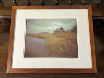 2C/ Framed Frank Quimby Signed And Numbered Print Of Essex River 9/50