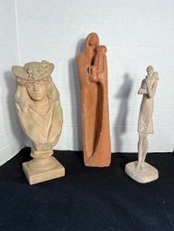 K/ 3pcs - Mixed Mediums Figurines