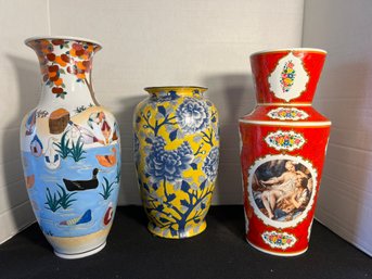K/ 3pcs - Beautiful Large Decorative Vases