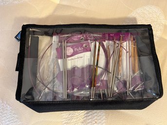 2B/ Bag - Knit Picks Options Case With Variety Of Needles