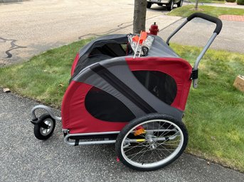 G/ Dutch Dog- Doggie Ride Pet Push Tricycle And Bike Trailer