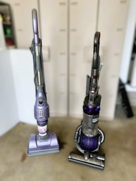 G/ Shark 'Vac Then Steam' Vacuum And Dyson #DC-25 Vacuum With Attachment Shown