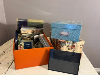 1BR/ 3 Boxes - Small Frames And Photo Albums