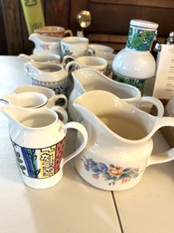 FR/14 Pc Creamers Mugs Christopher Stuart, Villeroy Boch, Jarolina Poland, Wellsville, Pfaltzgraff, Rosenthal