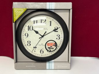 E/ Slim Bronze Wall Clock By First Time Manufactory  LTD - New In Box
