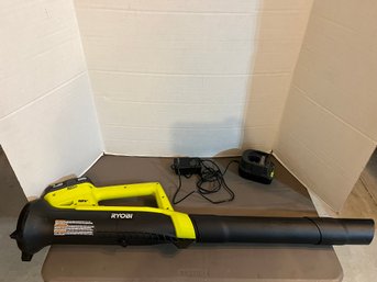 G/ 3pcs - Ryobi 18v Cordless Leaf Blower With Battery And Charger #1, Model P2109