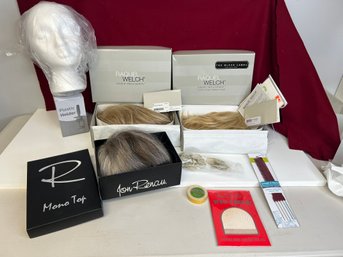 E/ Bin 9pcs - Beautiful Wigs And Accessories:'Raquel Welch'etc