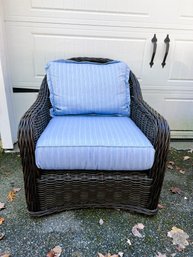 G/ 2pcs - Gloster Dark Wicker Chair, Cushions And Cover - #1