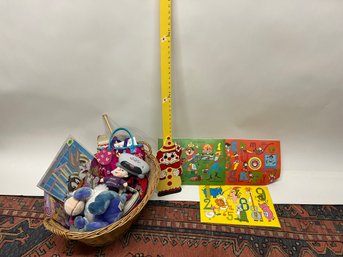 M/ Basket Of Children's Fun Bundle: Growth Chart And More