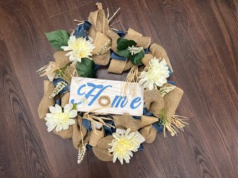 E/ Beautiful Artisan Made Decorative Wreath