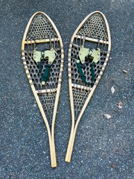 G/ 2pcs - Pair Cabela's Wooden Snowshoes 14 X 48 - Made In Canada