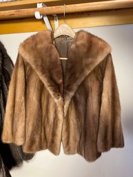 1B/ Fur Jacket With 3/4 Sleeves