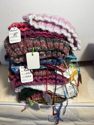 2B/ Bag 23pcs - Hand Knit Colorful Size 6 Adult Hats New With Tags #2