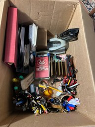 O/ Box Of Miscellaneous Office Supplies