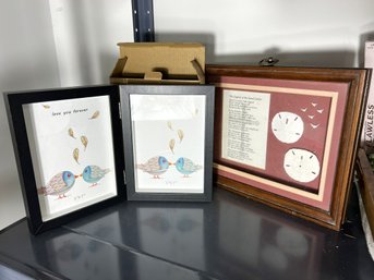 B/ 2pcs - Cute Framed Pictures
