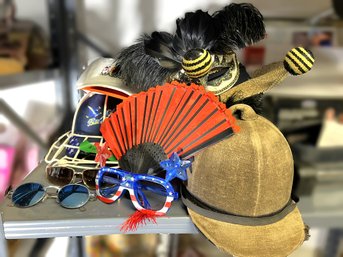 B/ 8plus - Hats, Glasses: Mardi Gras, Riding Helmet, Flamenco Fun Etc