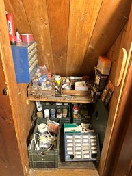 K/ Closet Full Of Hardware, Hand Tools And Assorted Home Utility Items