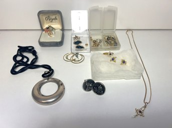 NT/ Costume Jewelry #1 - Newer & Vintage Pieces - Necklaces, Pins, Earrings, Cuff Links