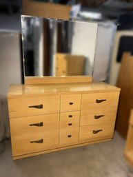 M/ 2pcs - Amazing Mid Century 6 Drawer Low Dresser With Mirror