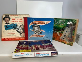 NT/ Vintage Records: Robeson, Pee-wee, Lahr & Gray And Lawrence Welk Puzzle