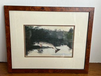 G/ Winslow Homer - Framed Reprint Trout 1889