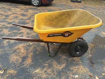 LG1/ 1 Pc:  Tru-Temper 8cu.ft. Sturdy Yellow Wheelbarrow