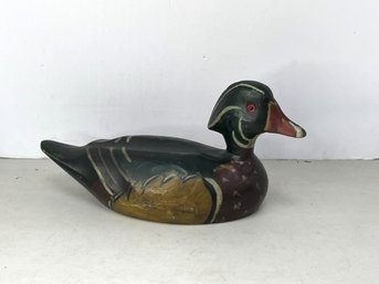 G/ Signed Ron Fisher Custom Wood Duck Decoy