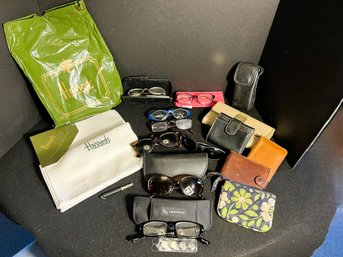 K/ Bag - New Harrods Tea Towel & Store Bag, Wallets, Asstd Readers & Sun Glasses: Wayfarer, Ray-Ban Etc