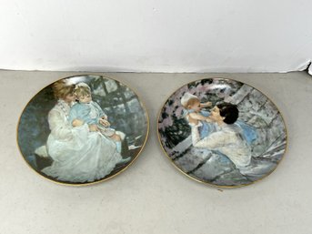 G/ 2 Hamilton Collectors Plates 1984/85 'Mother's Day'