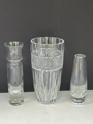 G/ 3pcs - Assorted Vertical Glass Vases