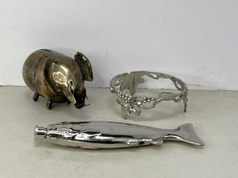 G/ 3pcs - Metal Decor/Accessories - Lunt, Seagull Etc