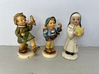 G/ 3pcs - Goebel Hummel And Chase Nun Figurines