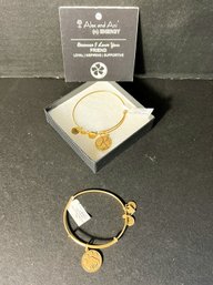 K/ Bag 2 Alex And Ani Bracelets - New With Tags - 'Because I Love You Friend' And 'Paws'