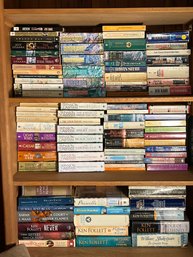 FR/ 3shelves Fiction Books - Well Known Authors: Follett, Graham, McCullough, Historical, Fantasy Etc