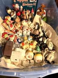FR/ Bin - Huge Amazing Collection Of Unique Assorted Salt And Pepper Shakers #2