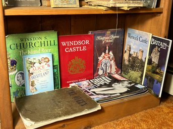 FR/ Bottom Shelf - Anglophile's Book Bundle - Diana, Winston Churchill, The Queen Etc