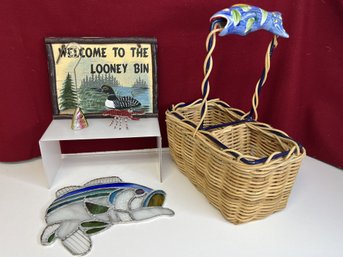 AD/ 5pcs - Fun Fish Motif Decor Lot