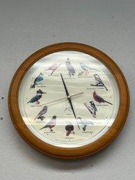 AN/CR164 - NH Audubon Society Bird Clock - Battery Operated