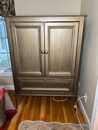 1B/ Bronze Colored Wooden TV Cabinet With Metal Legs