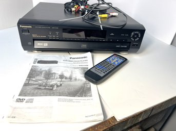 AN/CR135 - Panasonic DVD Video CD Player With Remote, Manual And Cables