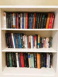 2L/ Middle 3 Shelves Of Assorted Books - Mostly Novels Hardcover & Softcover