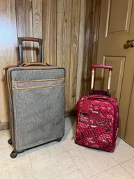 C/ 2pcs - Designer Luggage Lot: Hartmann And Vera Bradley