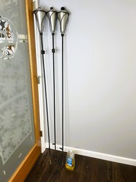 C/ 4pcs - Metal Tiki Torches And Tiki Torch Fuel