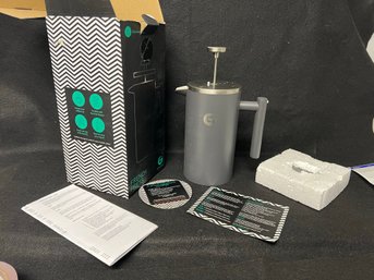 New In Box Stainless Steel Coffee Gator French Press Coffee Maker - Thermal Insulated Brewer