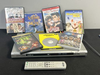 C/ 8 Pcs - Sony DVD/CD Player #DUP-NS75H With Remote And 7 DVD's