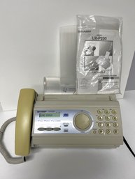 Vintage Desktop Sharp UX-P200 Plain Paper Facsimile Fax Machine
